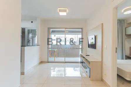 Apartamento com 1 Quarto para alugar, 47m² no Campo Belo, São Paulo