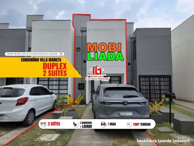 Casa de Condomínio com 2 Quartos para alugar, 59m² no Ponta Negra, Manaus
