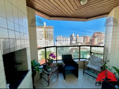 Apartamento com 2 Quartos para alugar, 104m² no Guilhermina, Praia Grande