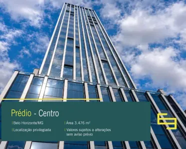 Prédio Comercial para alugar, 3477m² no Centro, Belo Horizonte