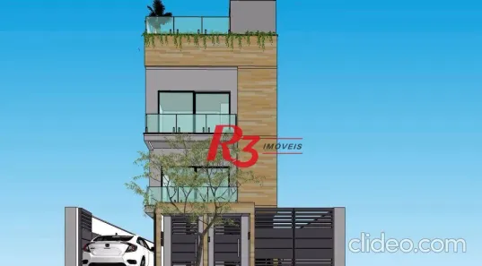 Casa de Condomínio com 3 Quartos à venda, 170m² no José Menino, Santos