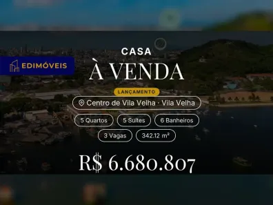 Casa com 5 Quartos à venda, 342m² no Centro de Vila Velha, Vila Velha
