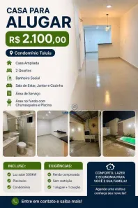 Casa de Condomínio com 2 Quartos para alugar, 60m² no Parque Cuiabá, Cuiabá