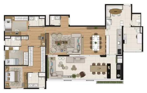 Apartamento com 3 Quartos à venda, 178m² no Jardim das Acácias, São Paulo