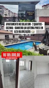 Apartamento com 2 Quartos à venda, 102m² no Santo Antônio dos Prazeres, Feira de Santana