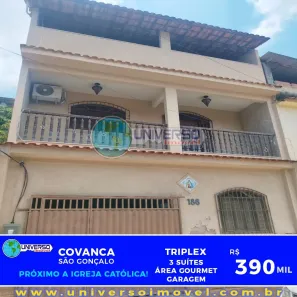 Casa com 3 Quartos à venda, 200m² no Covanca, São Gonçalo