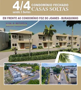 Casa de Condomínio com 4 Quartos à venda, 140m² no Buraquinho, Lauro de Freitas
