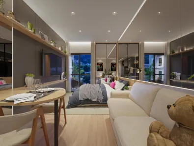 Apartamento com 1 Quarto à venda, 27m² no Centro, Juiz de Fora
