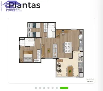 Apartamento com 3 Quartos à venda, 67m² no Vila Bandeirantes, São Paulo