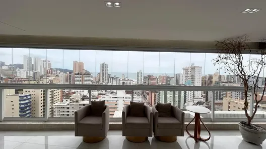Apartamento com 3 Quartos à venda, 148m² no Guilhermina, Praia Grande