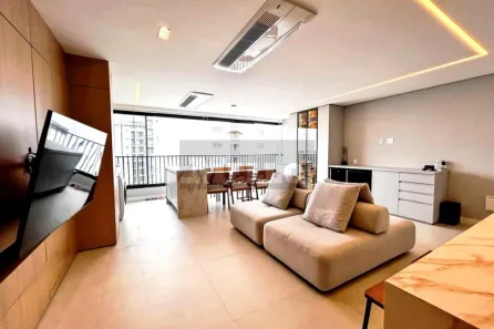Apartamento com 2 Quartos para alugar, 87m² no Santo Amaro, São Paulo