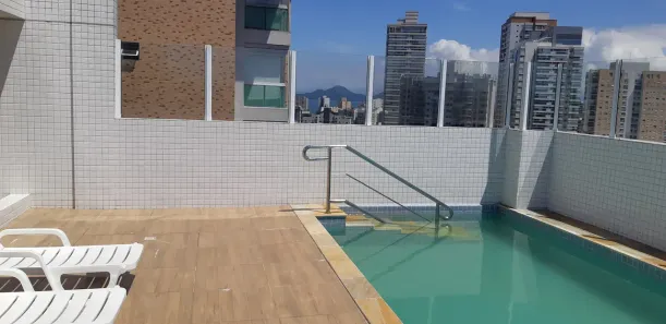 Apartamento com 1 Quarto para alugar, 47m² no Ponta da Praia, Santos