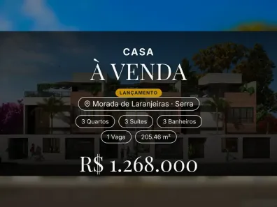 Casa com 3 Quartos à venda, 205m² no Morada de Laranjeiras, Serra