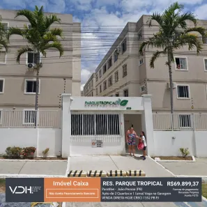 Apartamento com 2 Quartos à venda, 55m² no Paratibe, João Pessoa