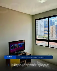 Apartamento com 2 Quartos para venda ou aluguel, 55m² no Centro, Petrolina