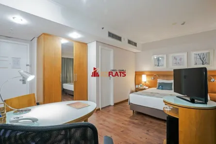 Flat com 1 Quarto à venda, 28m² no Indianópolis, São Paulo
