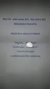 Lote/Terreno à venda, 620m² no Centro, Bragança Paulista