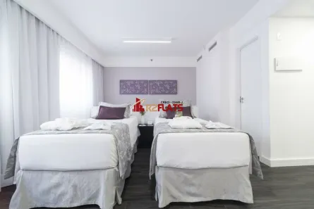 Flat com 1 Quarto à venda, 33m² no Moema, São Paulo