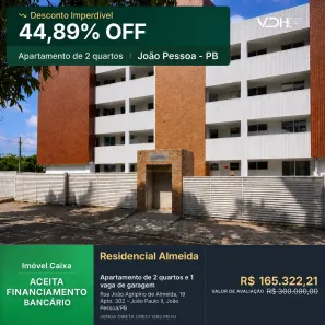 Apartamento com 2 Quartos à venda, 59m² no João Paulo II, João Pessoa