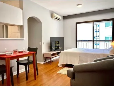 Flat com 1 Quarto para alugar, 31m² no Cerqueira César, São Paulo