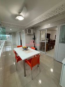 Apartamento com 3 Quartos para venda ou aluguel, 102m² no Guilhermina, Praia Grande