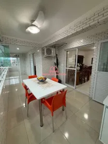 Apartamento com 3 Quartos para venda ou aluguel, 102m² no Guilhermina, Praia Grande