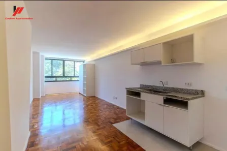 Apartamento com 1 Quarto para alugar, 33m² no República, São Paulo