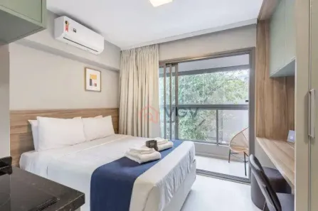 Apartamento com 1 Quarto à venda, 25m² no Indianópolis, São Paulo
