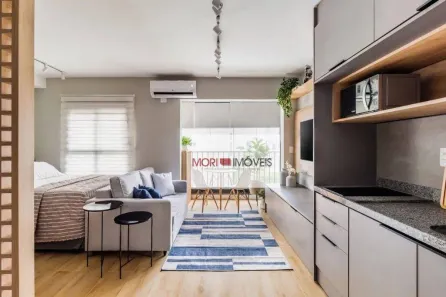 Apartamento com 1 Quarto para alugar, 28m² no Pinheiros, São Paulo