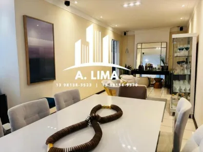 Apartamento com 3 Quartos à venda, 138m² no Embaré, Santos