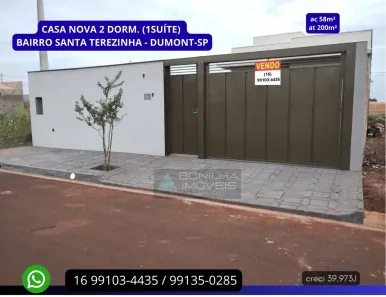 Casa com 2 Quartos à venda, 58m² no , Dumont