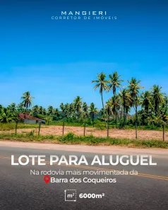Lote/Terreno para alugar, 6000m² no , Barra dos Coqueiros