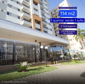 Apartamento com 3 Quartos para alugar, 119m² no Centro-Norte, Cuiabá