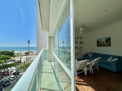 Apartamento com 3 Quartos para alugar, 159m² no Pitangueiras, Guarujá