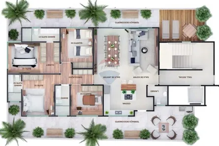Apartamento com 3 Quartos à venda, 120m² no Ouro Preto, Belo Horizonte