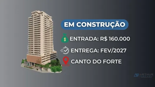 Apartamento com 2 Quartos à venda, 88m² no Canto do Forte, Praia Grande