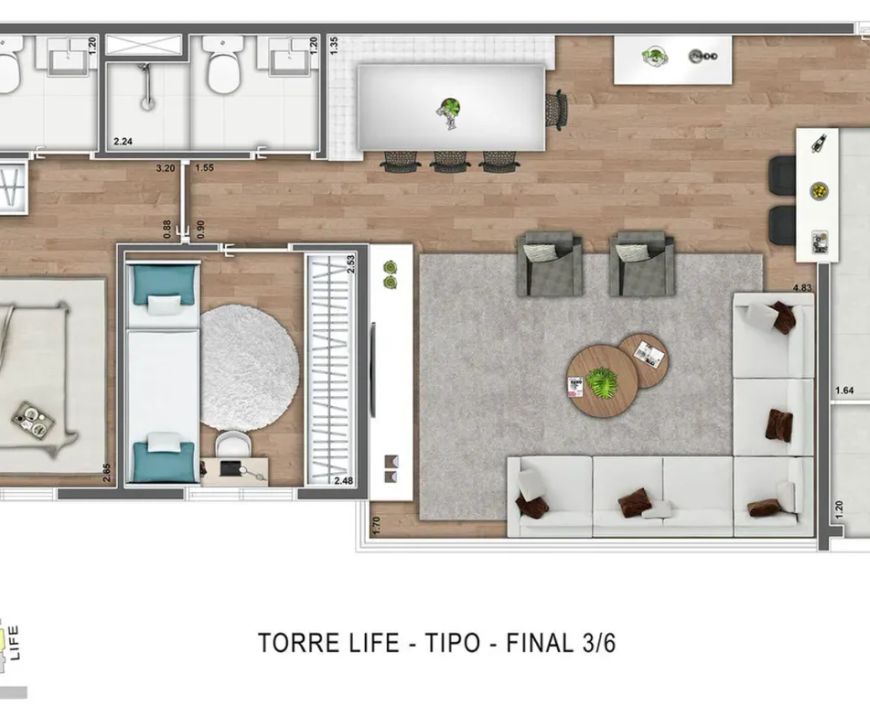 HEAVEN DESIGN SAUDE - APARTAMENTO no Saúde, São Paulo