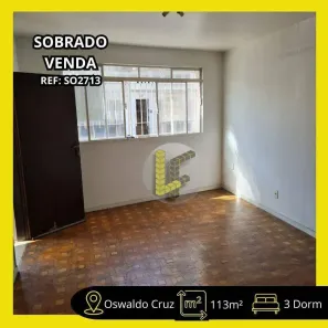 Sobrado com 3 Quartos à venda, 75m² no Osvaldo Cruz, São Caetano do Sul