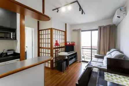 Flat com 1 Quarto para alugar, 35m² no Moema, São Paulo