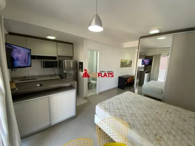 Apartamento com 1 Quarto para alugar, 34m² no Cidade Monções, São Paulo