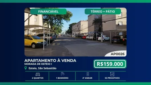 Apartamento com 2 Quartos à venda, 53m² no Centro, Esteio