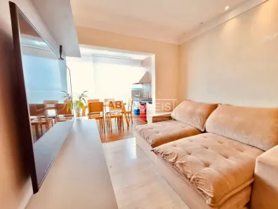 Apartamento com 3 Quartos para alugar, 88m² no Campo Grande, Santos