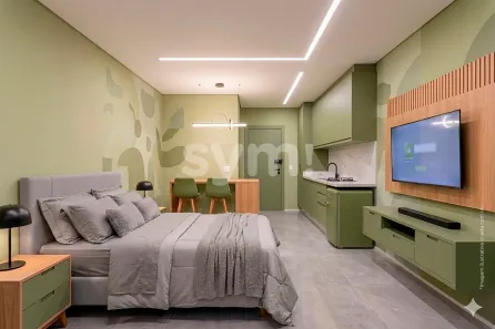 Apartamento com 1 Quarto à venda, 18m² no Centro, Curitiba
