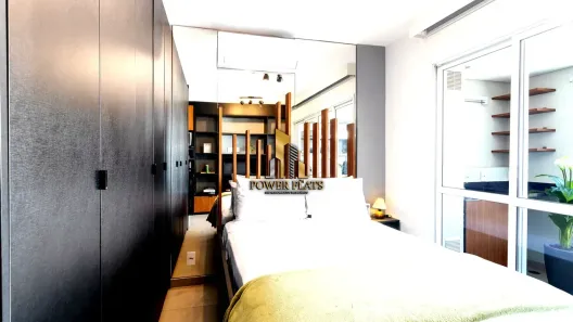 Flat com 1 Quarto para alugar, 30m² no Campo Belo, São Paulo