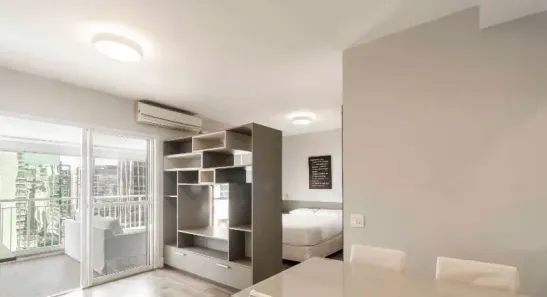 Apartamento com 1 Quarto para alugar, 54m² no Vila Nova Conceição, São Paulo