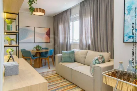Apartamento com 1 Quarto à venda, 45m² no Ponta da Praia, Santos