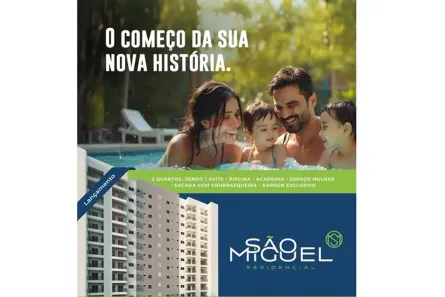 Apartamento com 2 Quartos à venda, 59m² no Parque das Américas, Lucas do Rio Verde