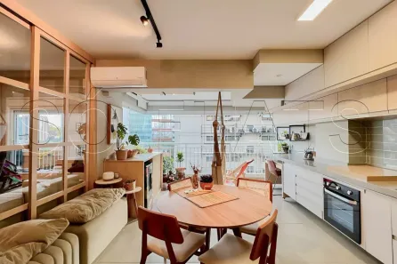 Flat com 1 Quarto para alugar, 57m² no Pinheiros, São Paulo