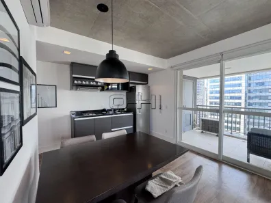 Apartamento com 1 Quarto para alugar, 61m² no Cidade Monções, São Paulo
