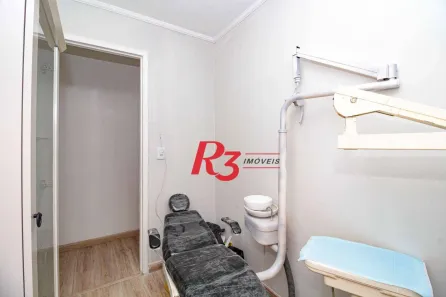 Sala Comercial para alugar, 20m² no Gonzaga, Santos